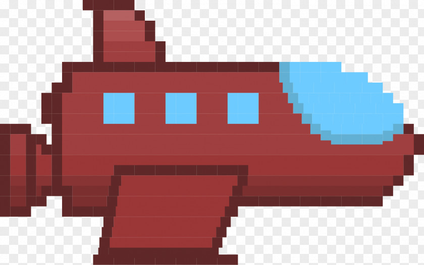 Spaceship Pixel Art Image Bit PNG