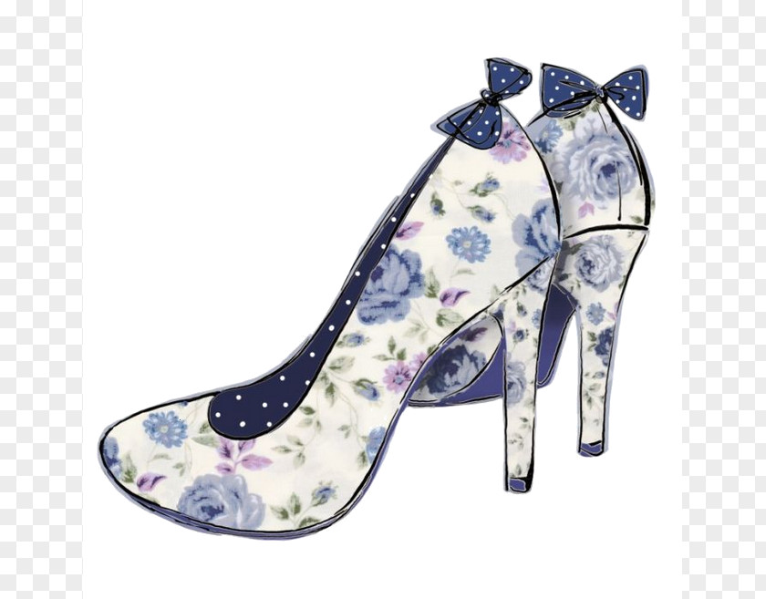Watercolor Shoe Fashion Handbag Boot Sandal PNG