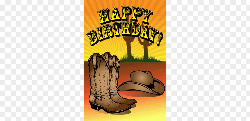 Cowboy Birthday Cliparts Greeting Card Western Clip Art PNG