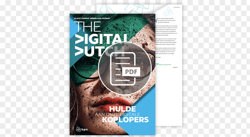 Online Magazine Brand Poster PNG