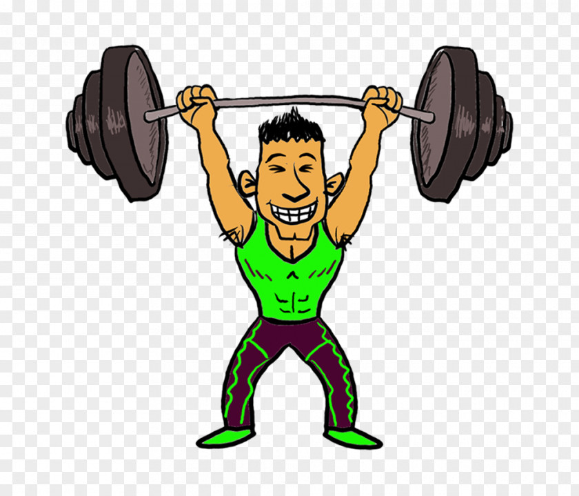 Weightlifting Olympic Cartoon Weight Training Clip Art PNG