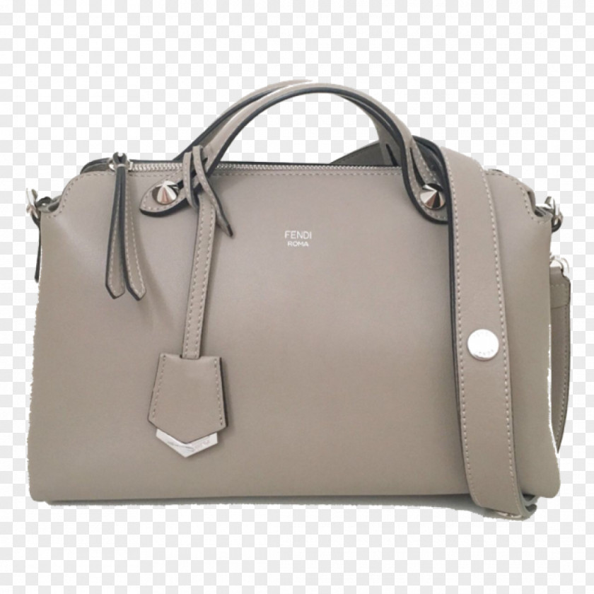 Bag Handbag Leather White Fendi PNG
