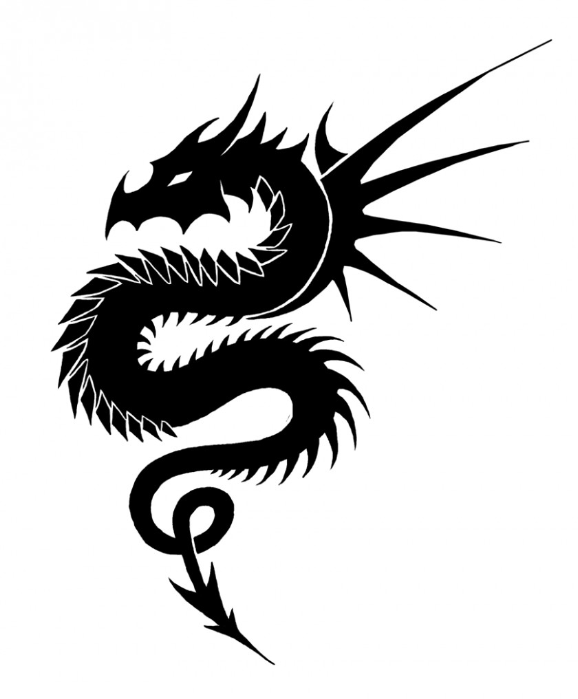 Black And White Dragon Pictures Clip Art PNG