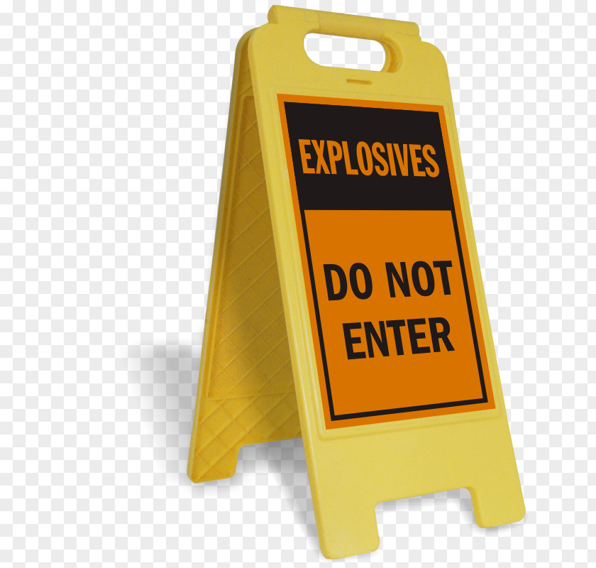 Explosives Safety Occupational And Health Administration Hazard Warning Sign Floor PNG