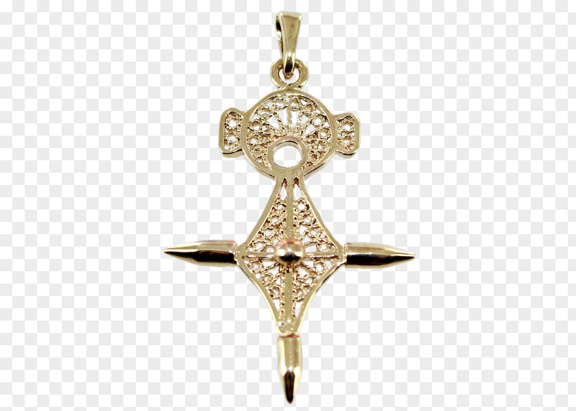 Gold Agadez Cross Charms & Pendants Crux PNG