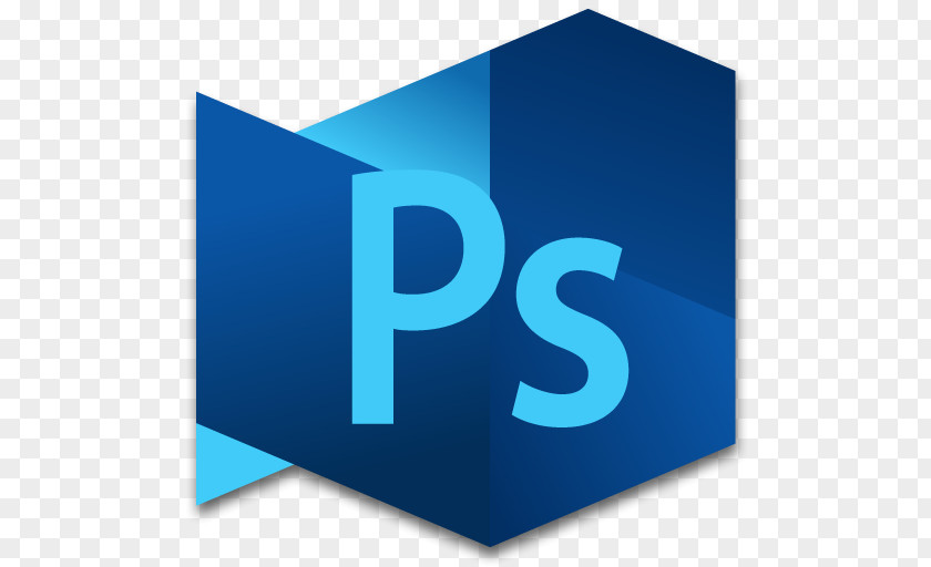 Photoshop Extended 4 Electric Blue Text Brand PNG