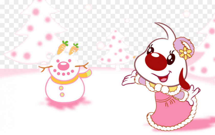 Christmas Snowman Cartoon Clip Buckle Free Wallpaper PNG
