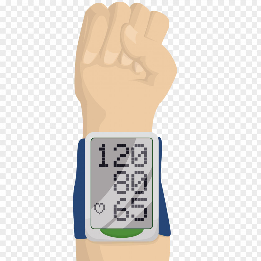 Electronic Watch Sphygmomanometer Forearm World Hypertension Day Thumb PNG
