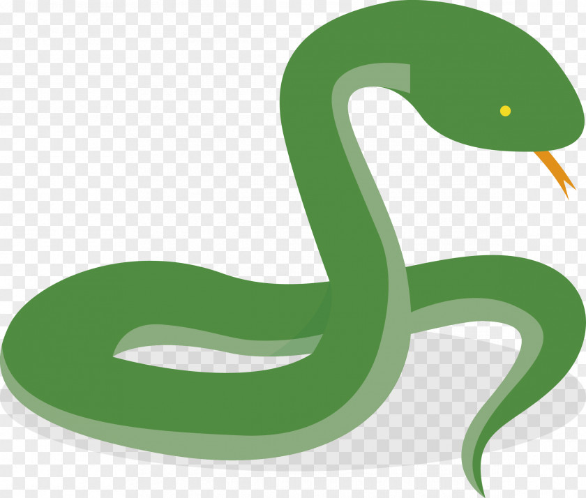 Flat Snake Vector Euclidean Animal PNG