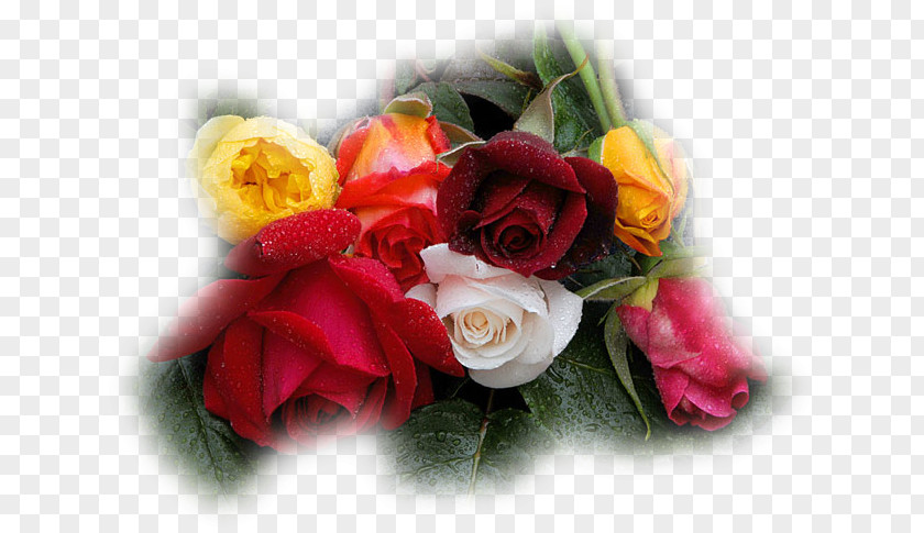 Flower Bouquet Garden Roses PNG
