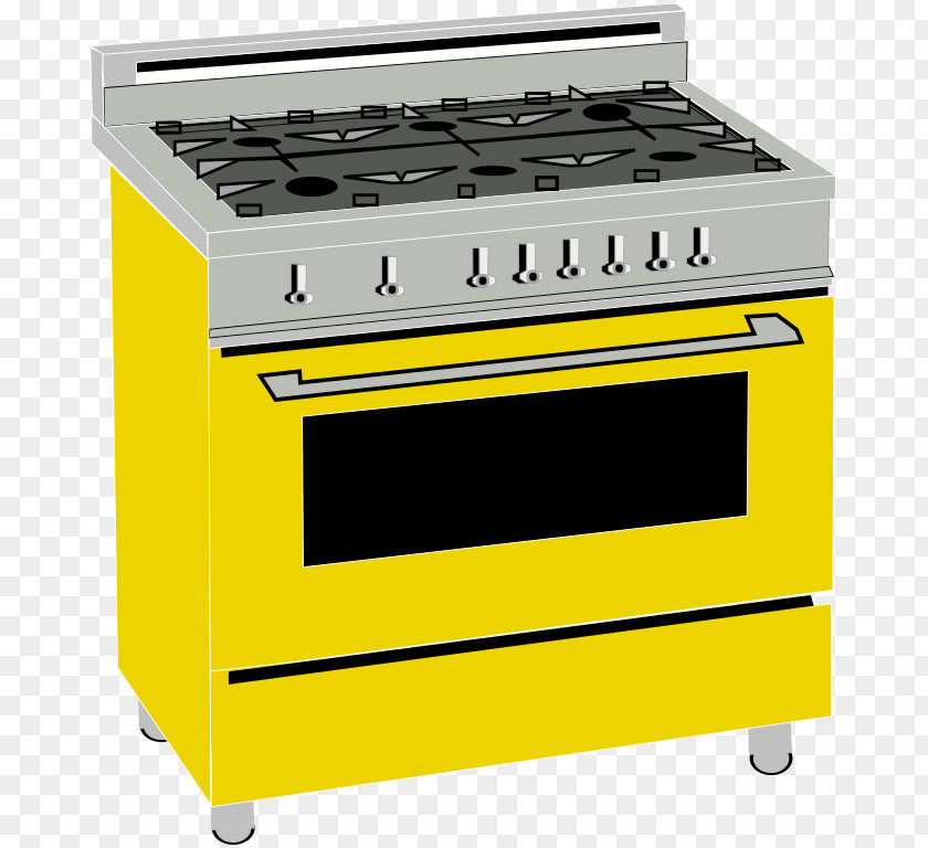 Stove Gas Cooking Ranges Oven Kitchen PNG