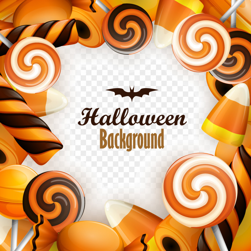 Vector Colorful Halloween Candy Euclidean PNG