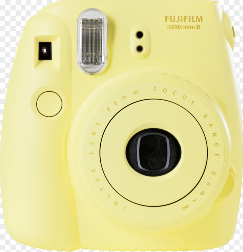 Camera Digital Cameras Fujifilm Instax Mini 8 Yellow PNG