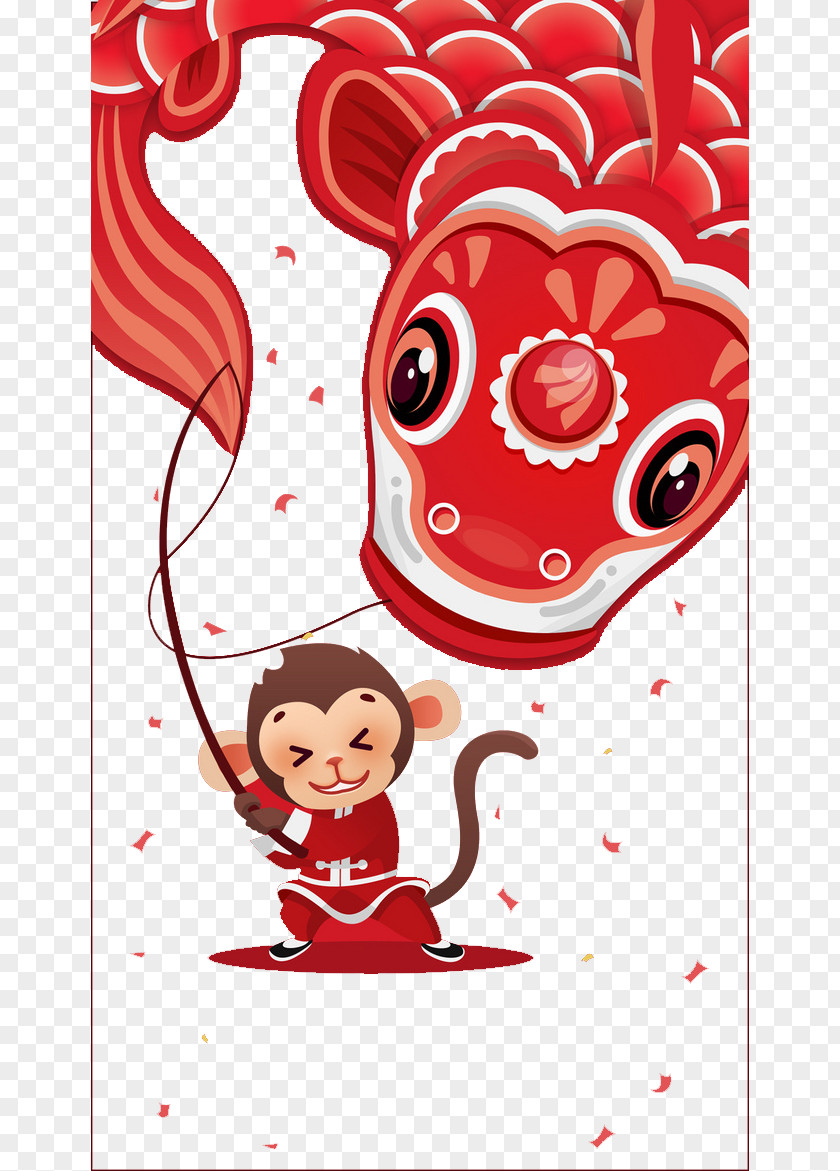 Chinese New Year Reunion Dinner Illustration PNG