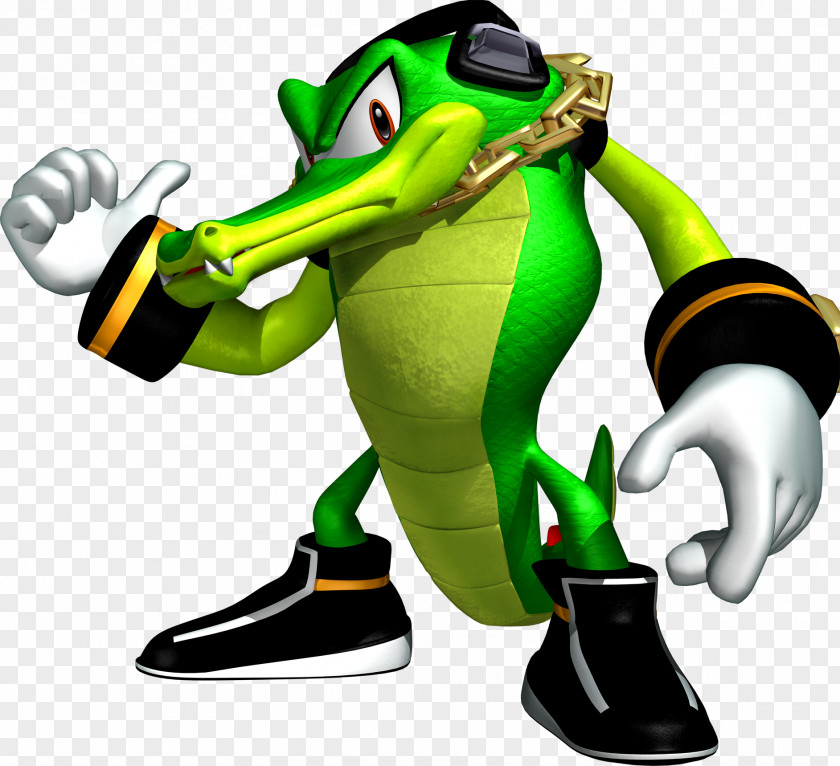 Green Crocodile Sonic Heroes Vector The Hedgehog Espio Chameleon Knuckles' Chaotix PNG