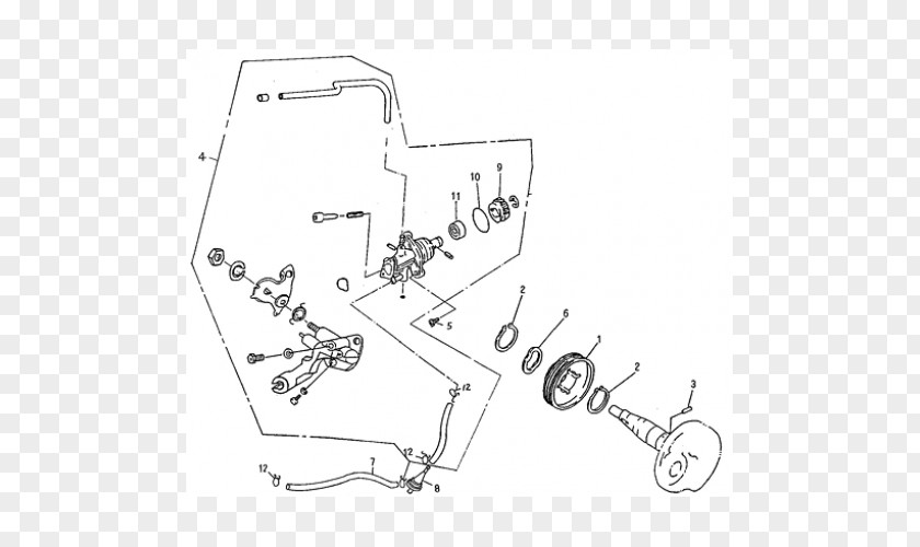 Oil Pump Adly All-terrain Vehicle Car Suzuki Cylinder PNG