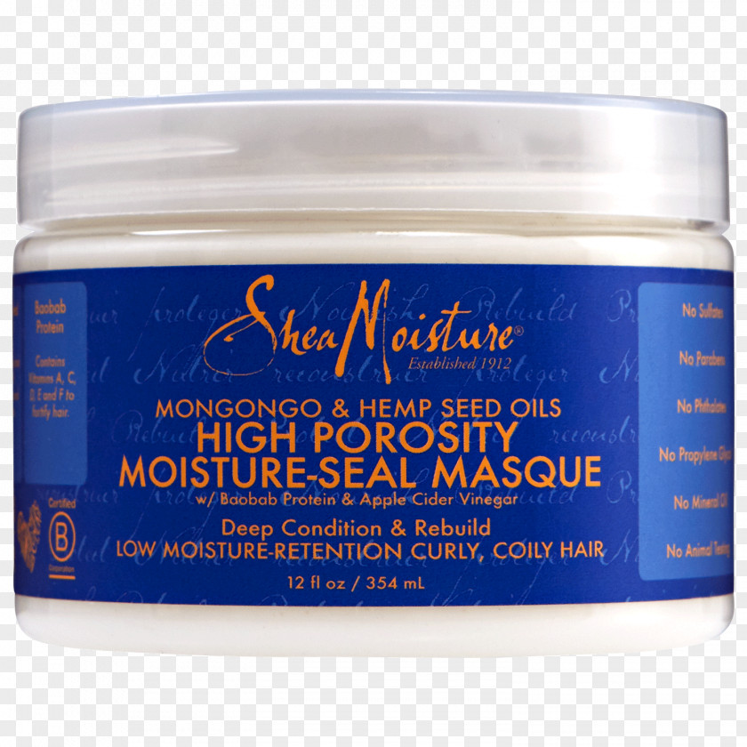 Oil Shea Moisture SheaMoisture High Porosity Moisture-Seal Masque Butter Manuka Honey & Mafura Intensive Hydration Hair PNG