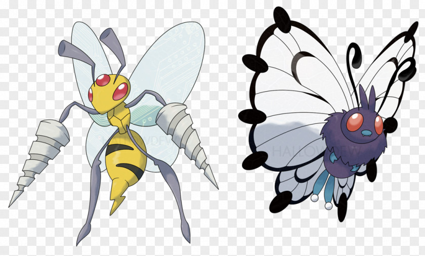 Pokémon Omega Ruby And Alpha Sapphire Beedrill Butterfree Ash Ketchum PNG