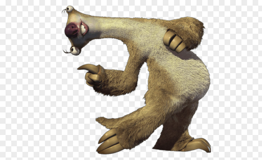 Sid Manfred Scrat Sloth Ice Age PNG