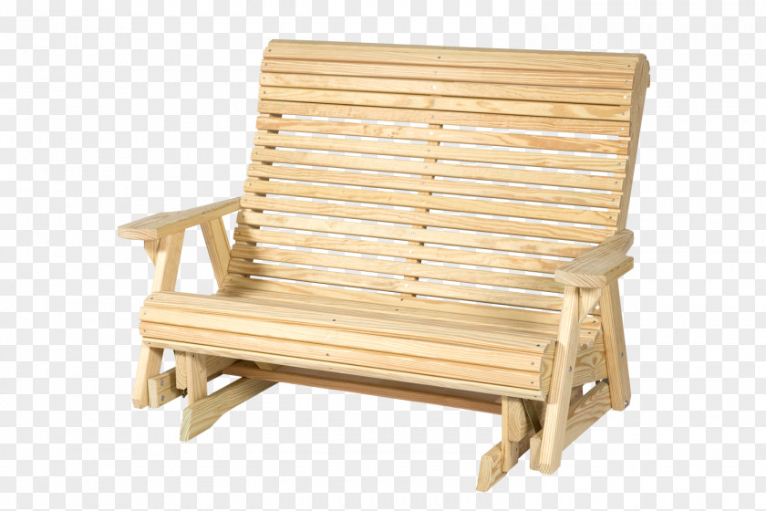 Wooden Swing Rocker Product Design Bench Chair PNG