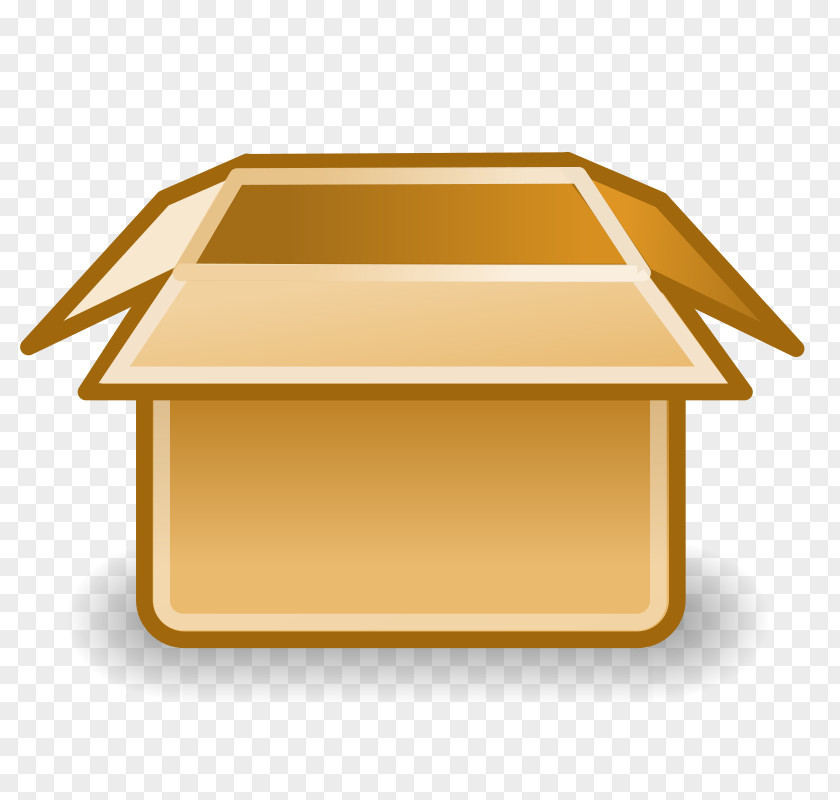 Cardboard Box Clip Art PNG