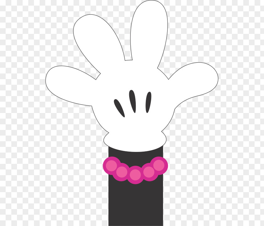 Minnie Mouse Mickey Finger Clip Art PNG