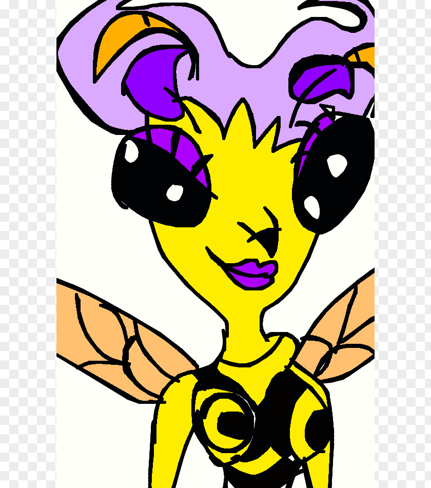 Queen Bee Cartoon Clip Art PNG