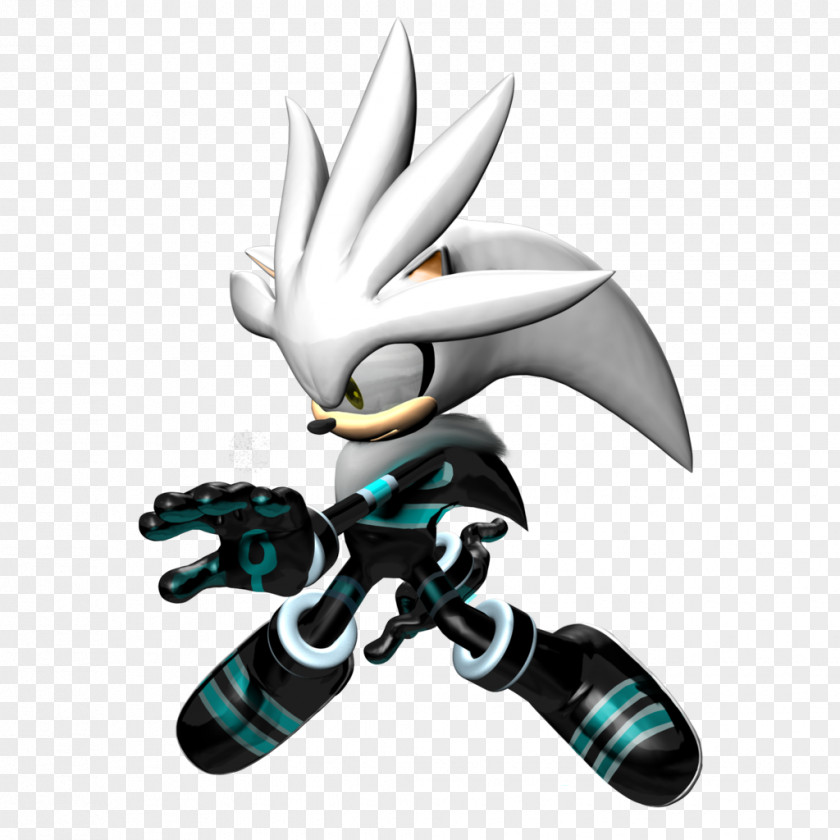 Sonic The Hedgehog Shadow Silver 3D Sega PNG