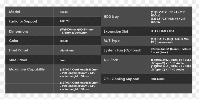 Computer Cases & Housings Lian Li Desk PNG