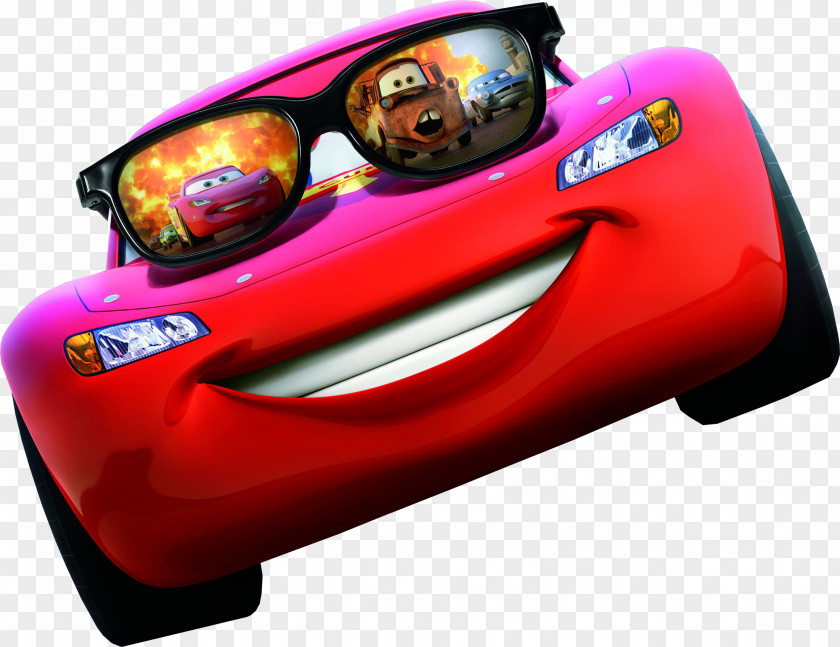 Disney Cars Mater Lightning McQueen 2 Film Poster PNG