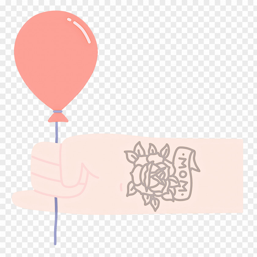 Hand Holding Balloon PNG