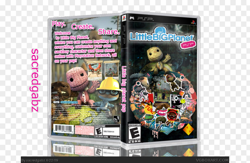 LittleBigPlanet 2 Universal Media Disc PlayStation 3 Video Game PNG