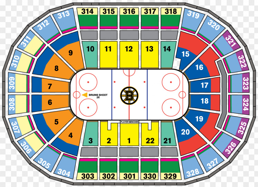 Map TD Garden Boston Bruins Providence Seating Plan PNG