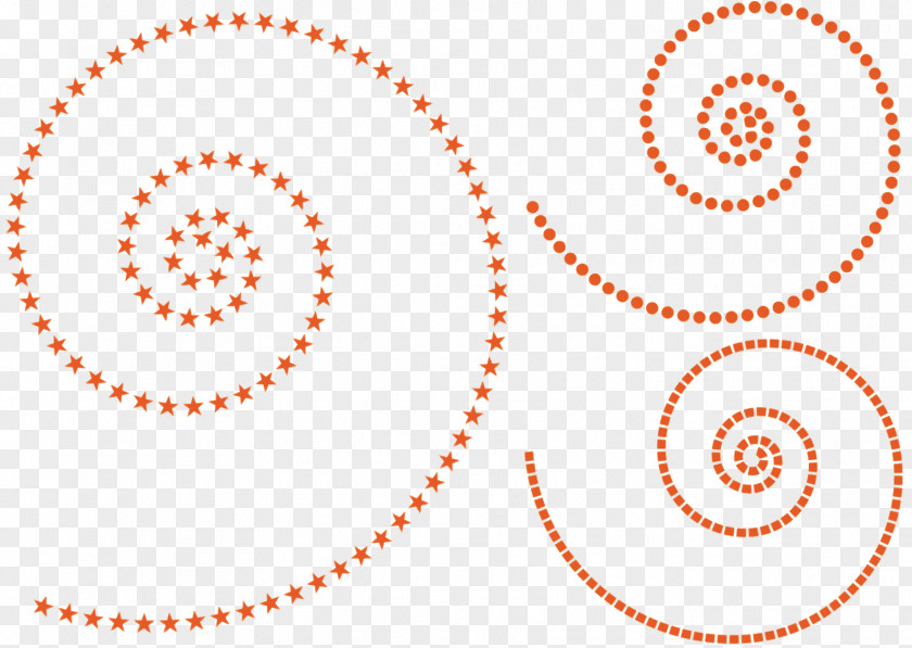 Orange Drawing Circle Background PNG
