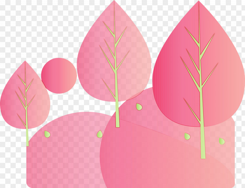 Pink Leaf Plant Tree Petal PNG