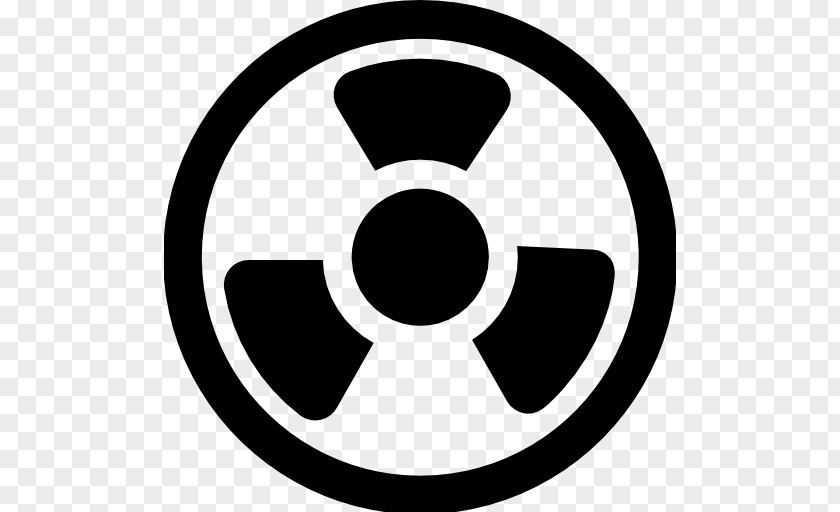 Symbol Radioactive Decay Hazard Nuclear Weapon Sticker PNG