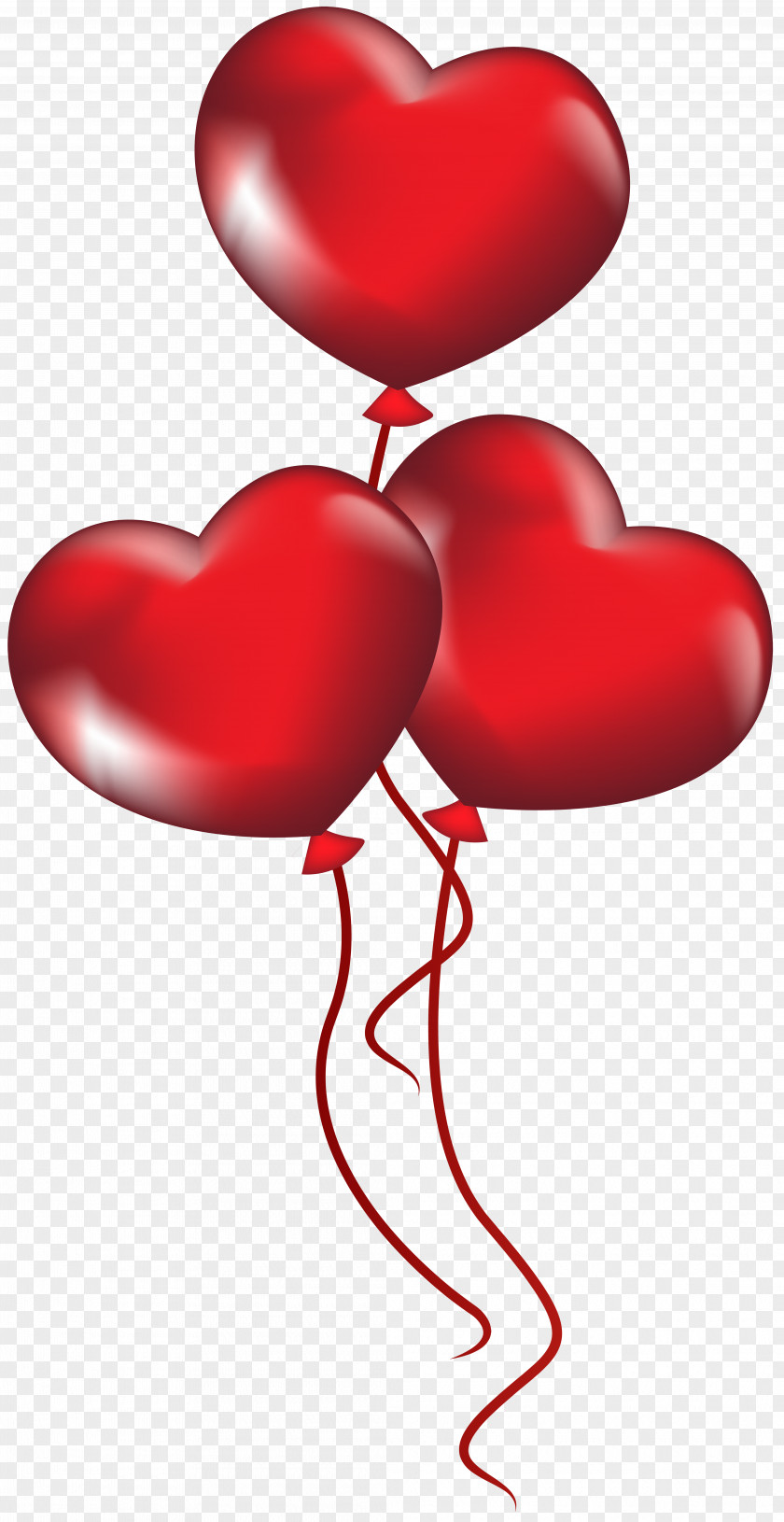 Valentine's Day Gas Balloon Heart Clip Art PNG