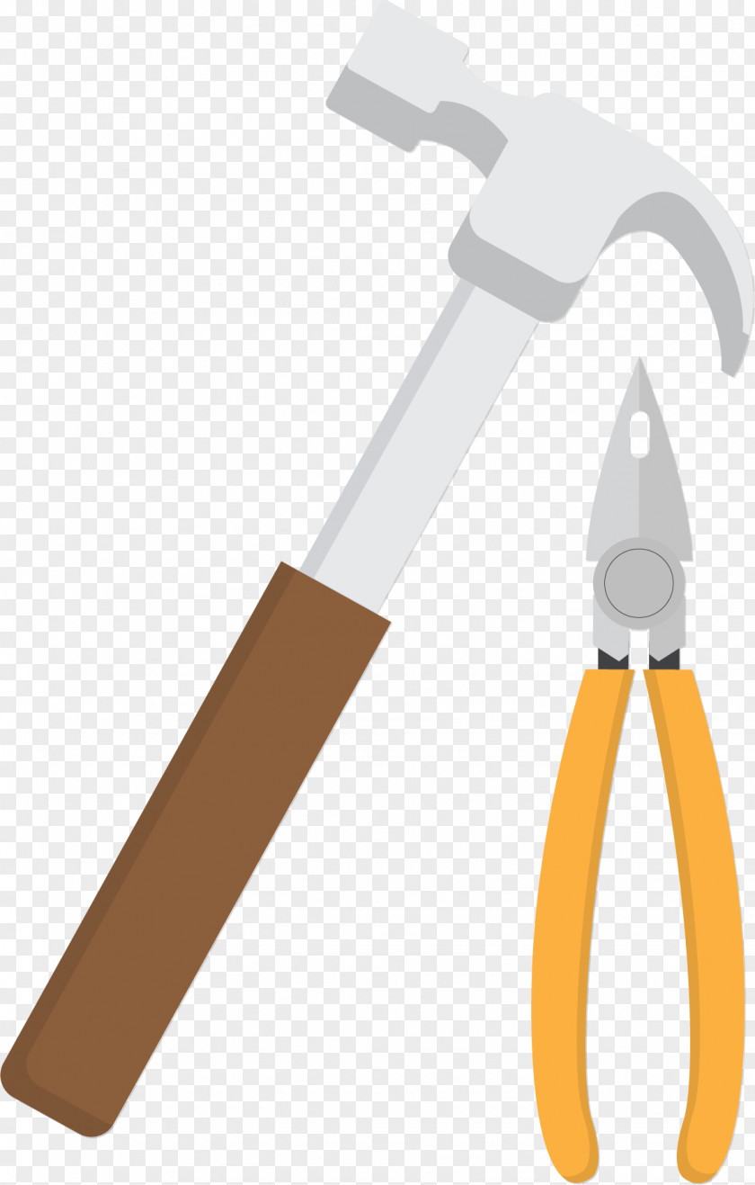 Vector Pliers Hammer Tool Woodworking PNG