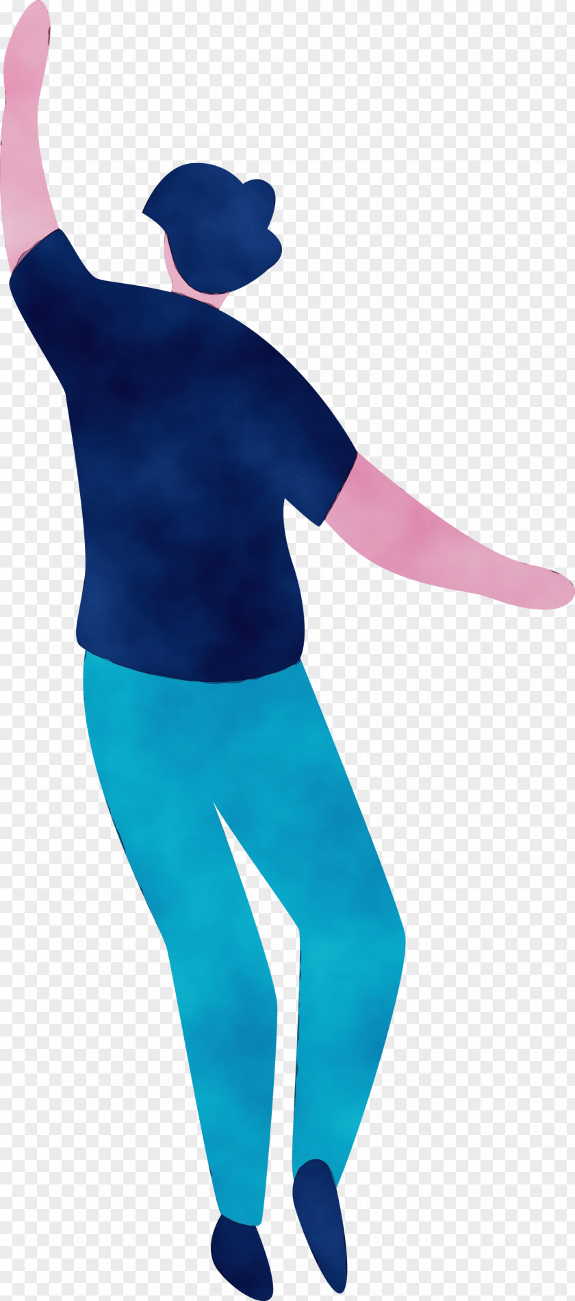 Blue Clothing Turquoise Standing Leggings PNG