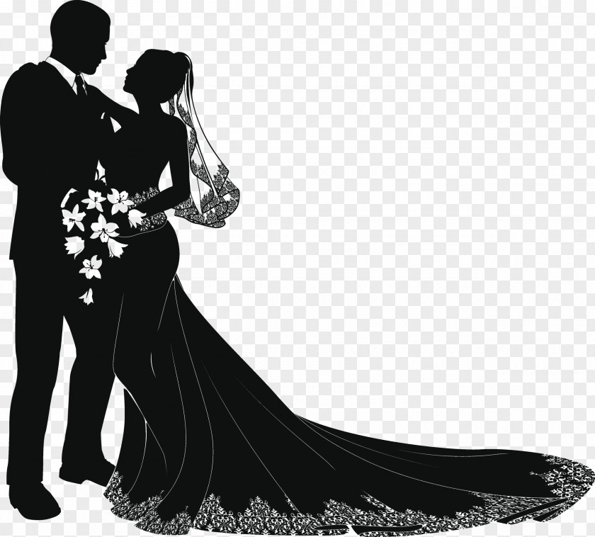 Bride Wedding Invitation Bridegroom Vector Graphics PNG