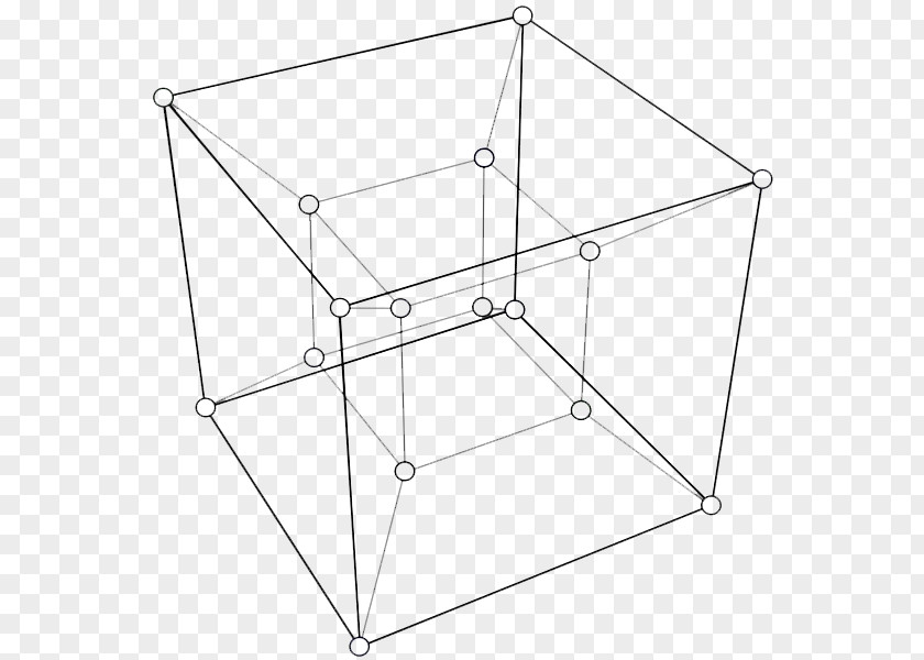 Cube Tesseract Hypercube Four-dimensional Space PNG
