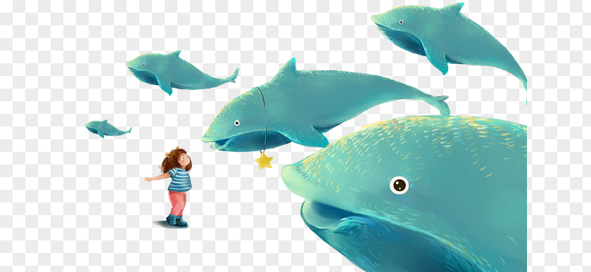 Cute Whale Cartoon Download Illustration PNG