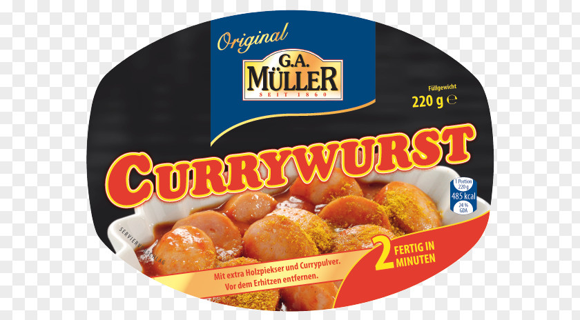 Frankfurter Würstchen Currywurst Fast Food Meatball Junk G.A. Müller PNG