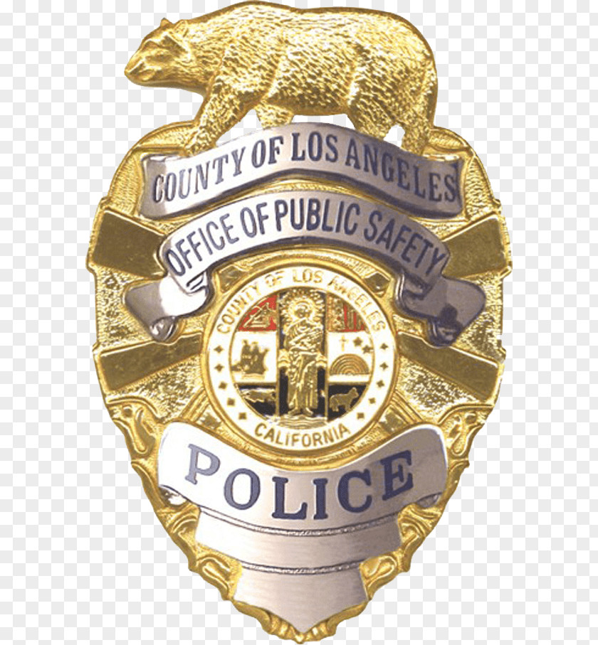 Los Angeles County Sheriff's Department Badge Police Office Of Public Safety PNG