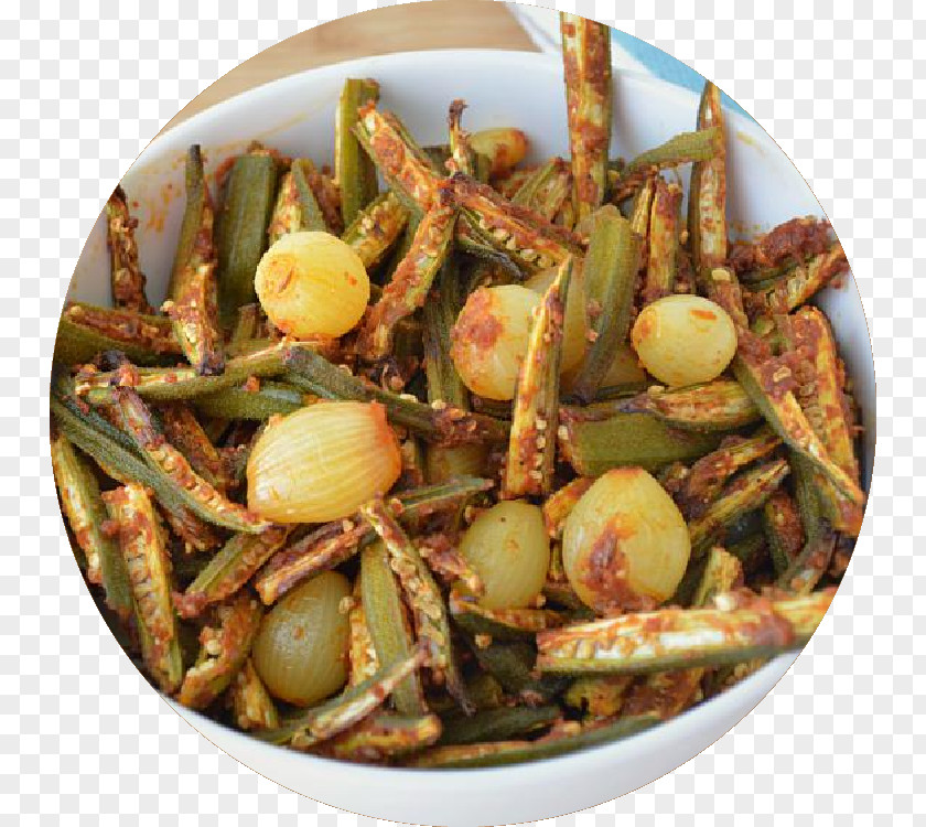 Onion Bhendi Fry Indian Cuisine Raita Dopiaza Recipe PNG