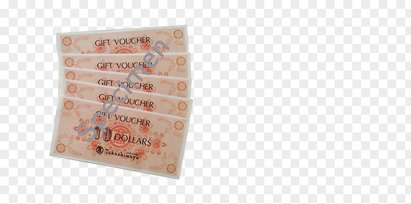 Winner Voucher Paper Money PNG