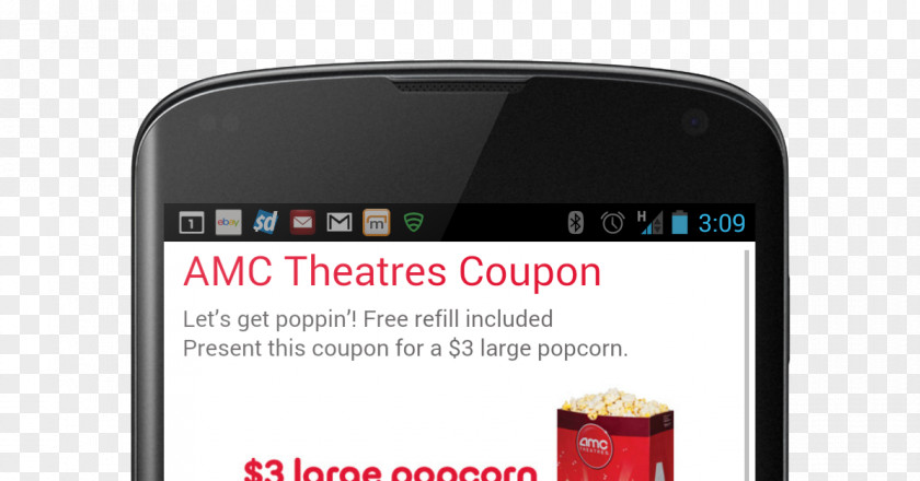 Amc Theatres Smartphone AMC Cinema Coupon Feature Phone PNG