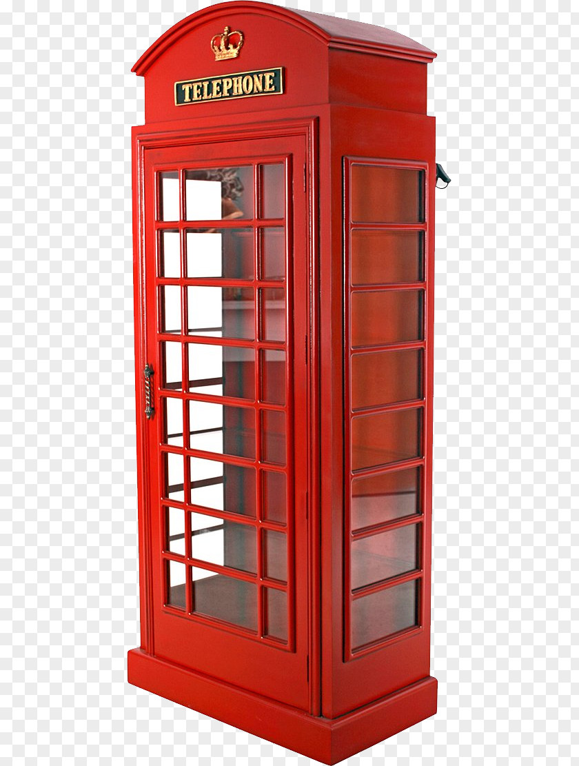 Design Telephone Booth Red Box Cabinetry PNG