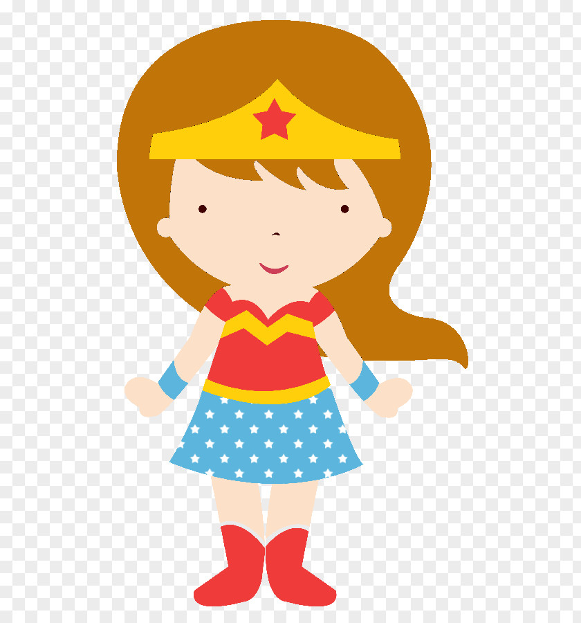 Seven Children Wonder Woman Batgirl Superman Batman Superhero PNG