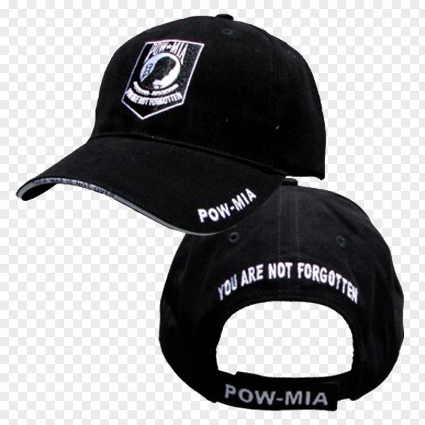 Baseball Cap Hat Military National League Of Families POW/MIA Flag PNG